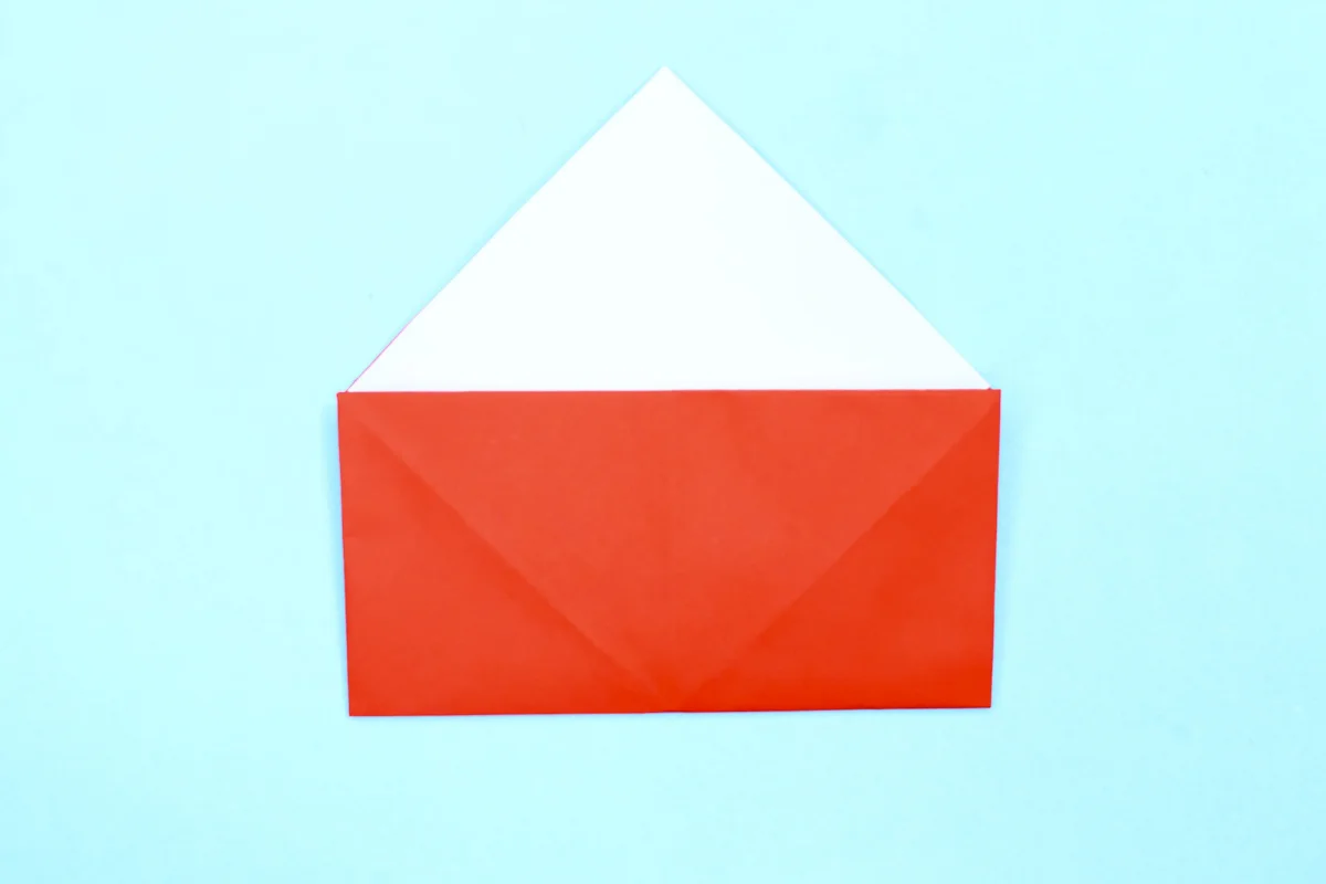 Mushroom origami step 13