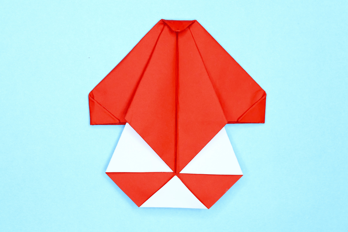 Mushroom origami step 22