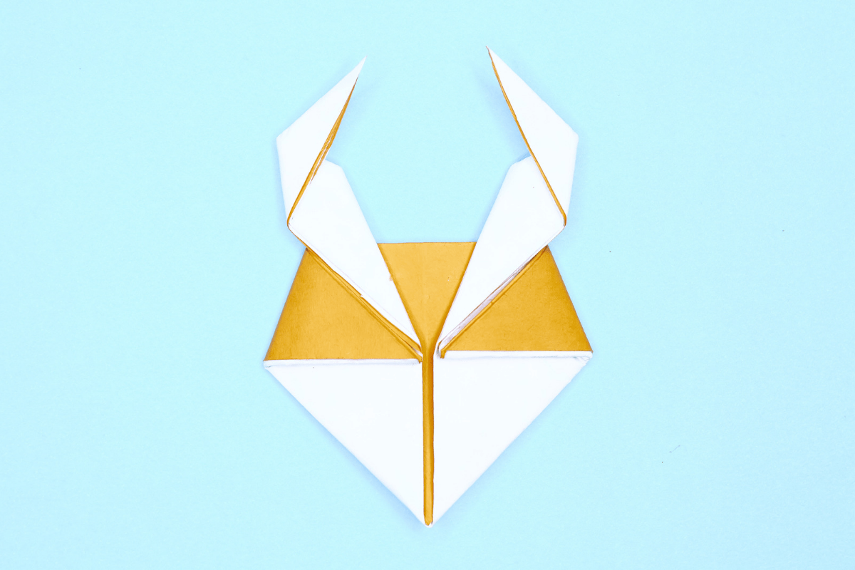 Reindeer origami step 15