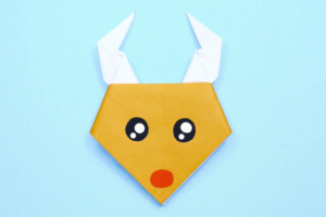 Easy Origami Reindeer Instructions