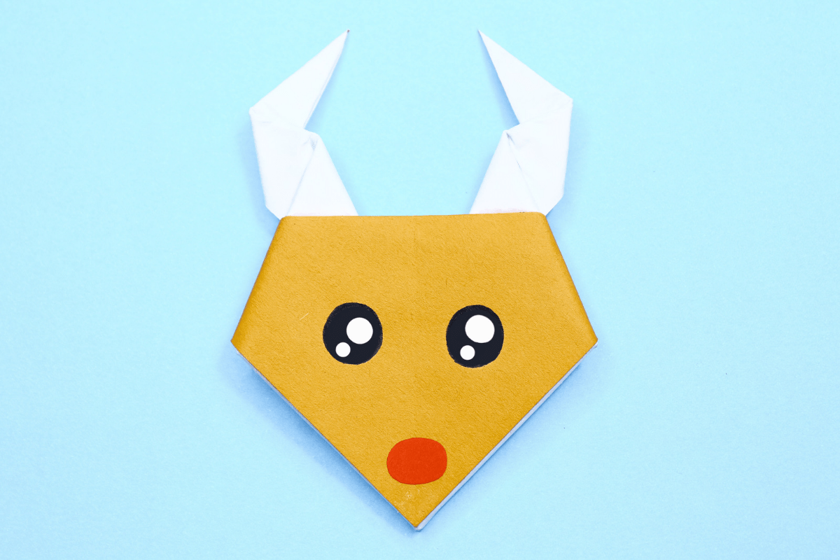 Make Paper Reindeer: Easy Origami Reindeer Instructions
