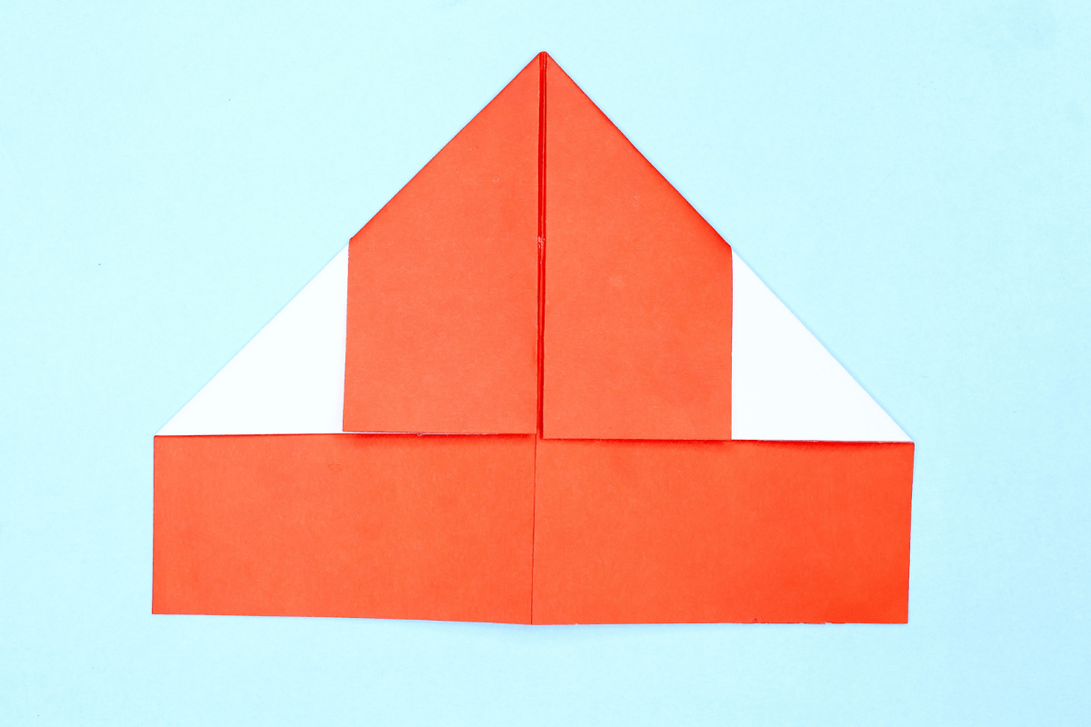 Rocket origami step 10