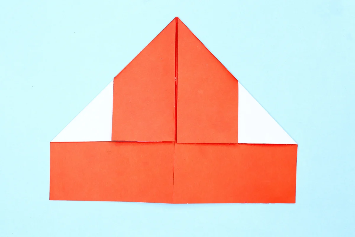 Rocket origami step 10