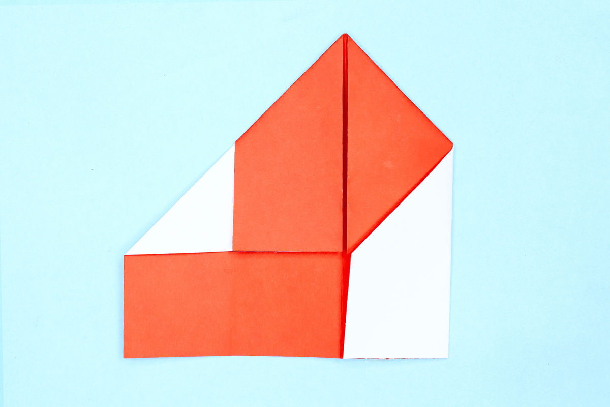 Rocket origami step 11