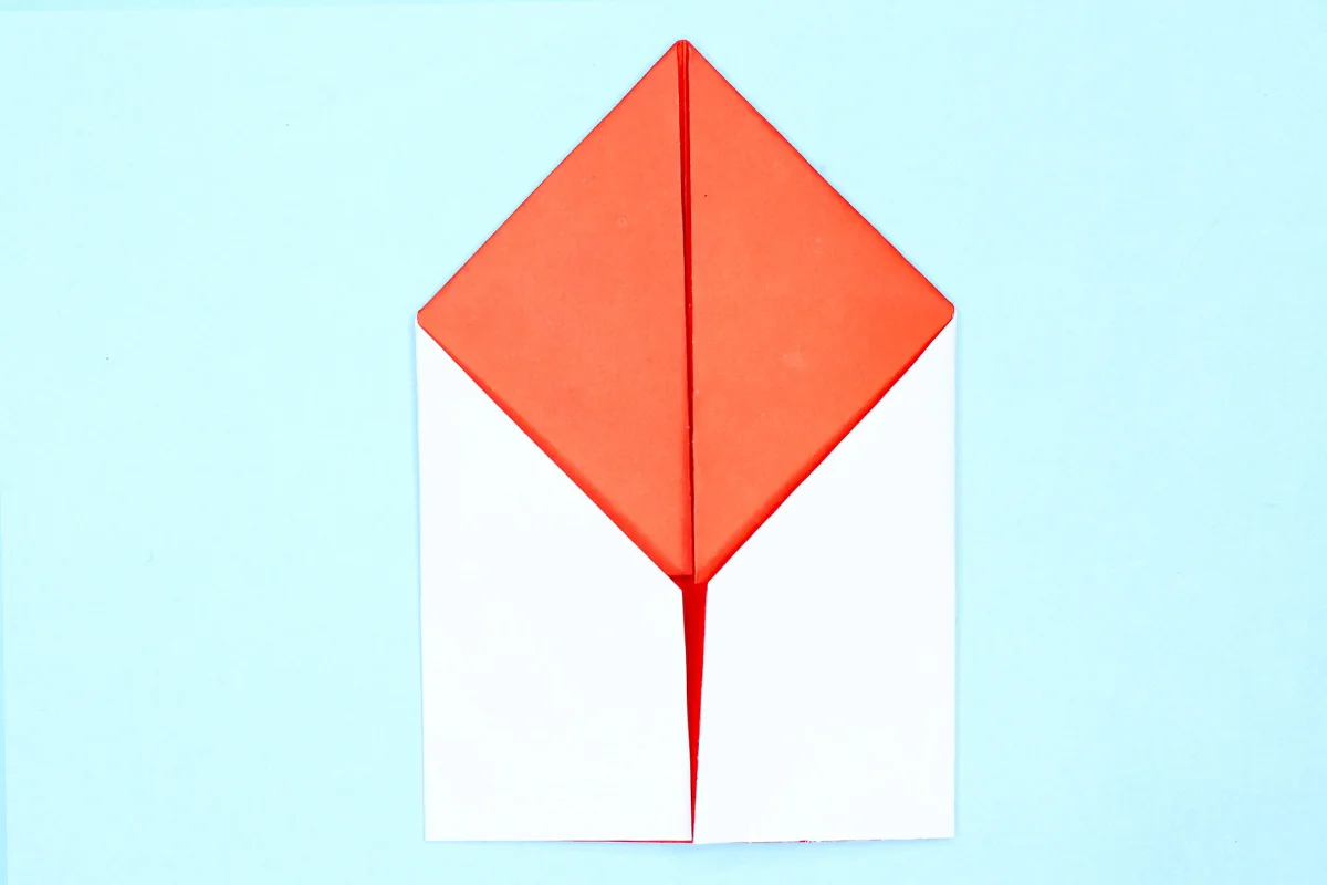 Rocket origami step 12