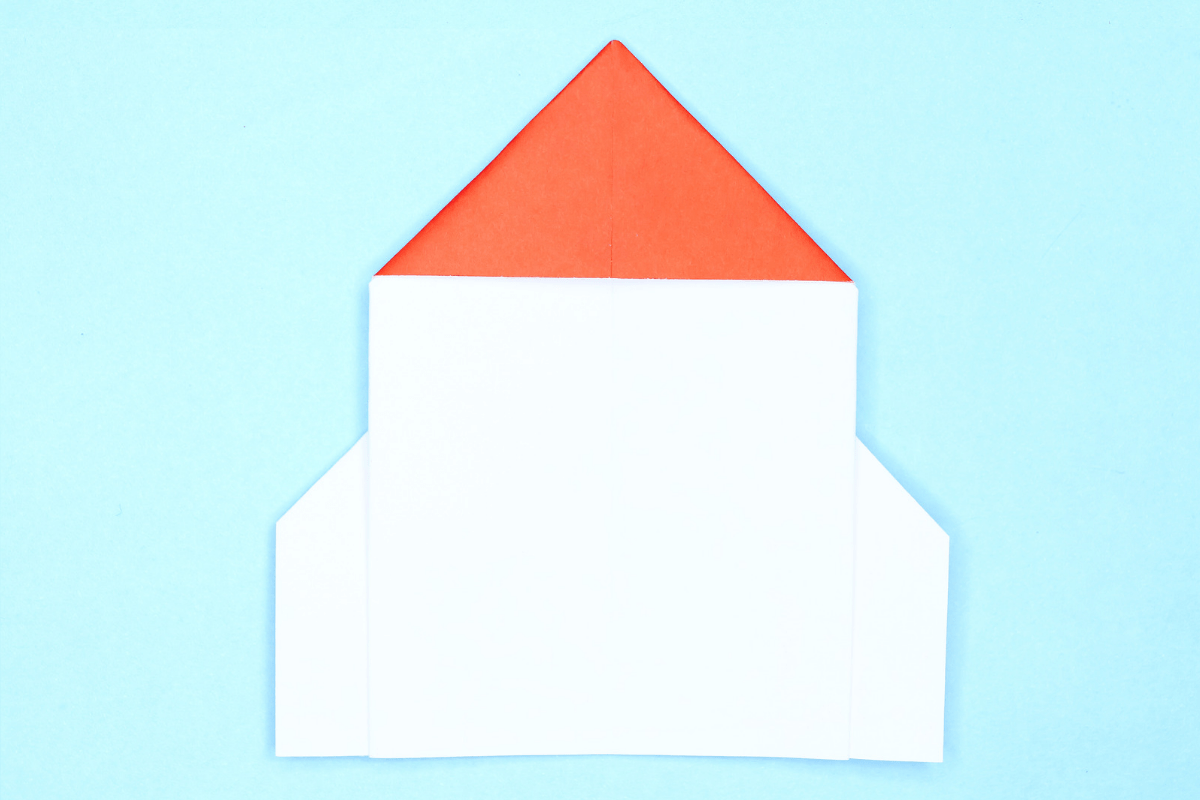 Rocket origami step 14