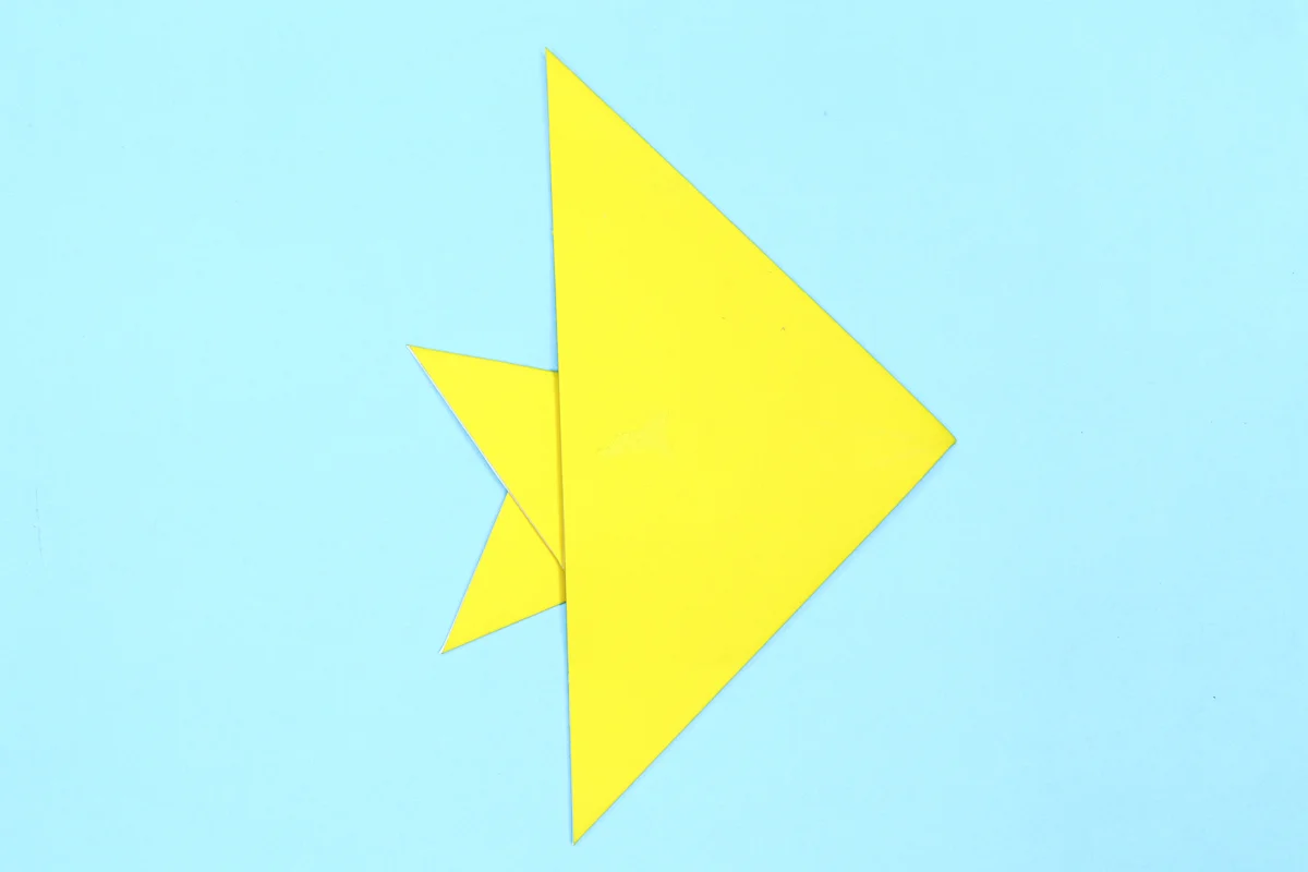 Fish origami step 15