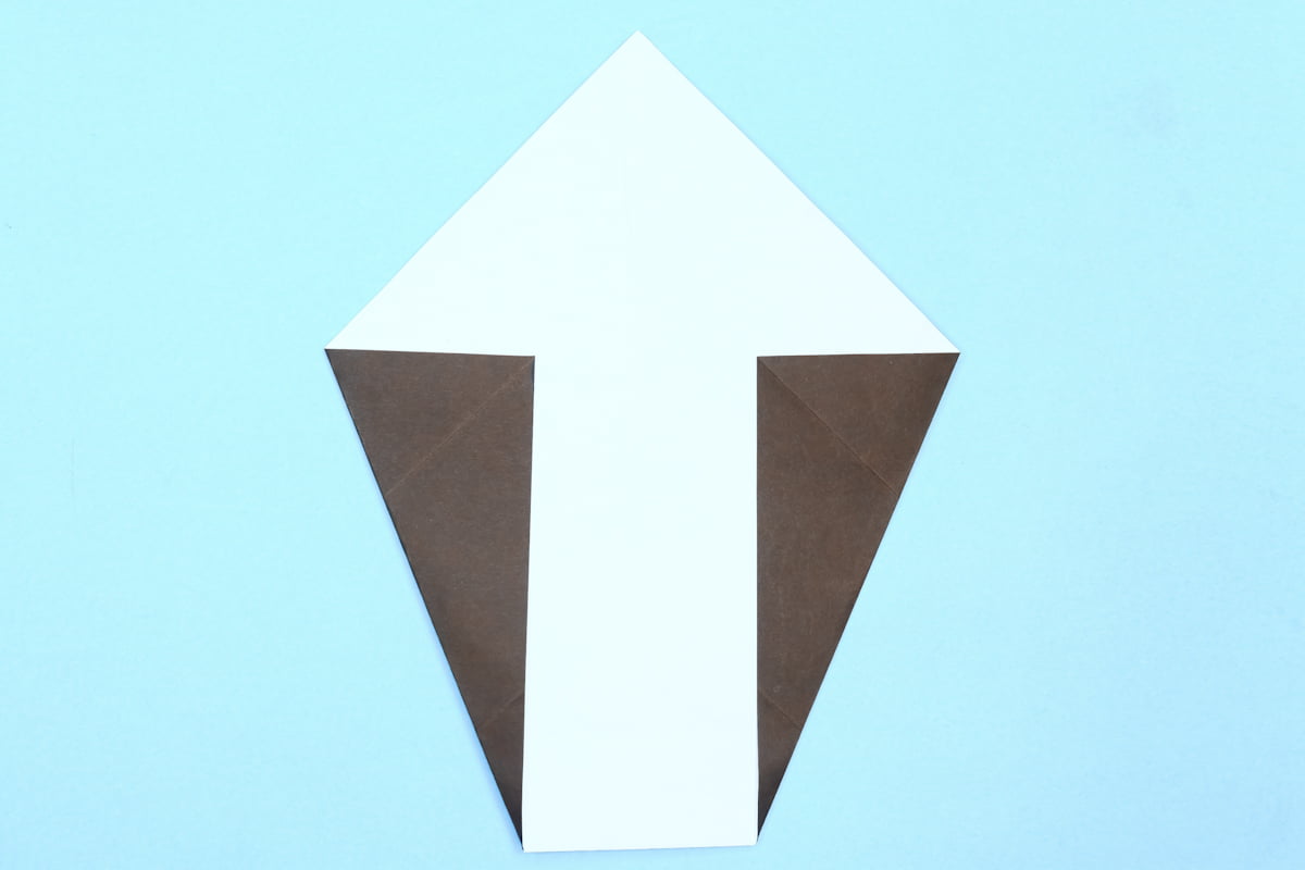 Horse origami step 12
