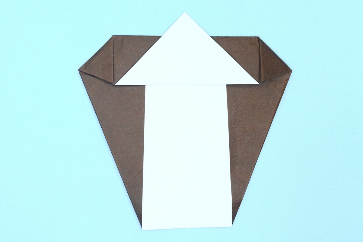 Horse origami step 15