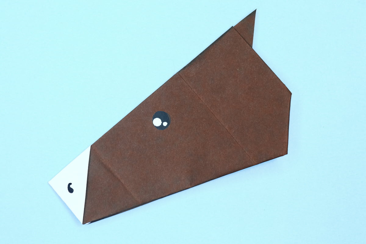 Horse origami step 17
