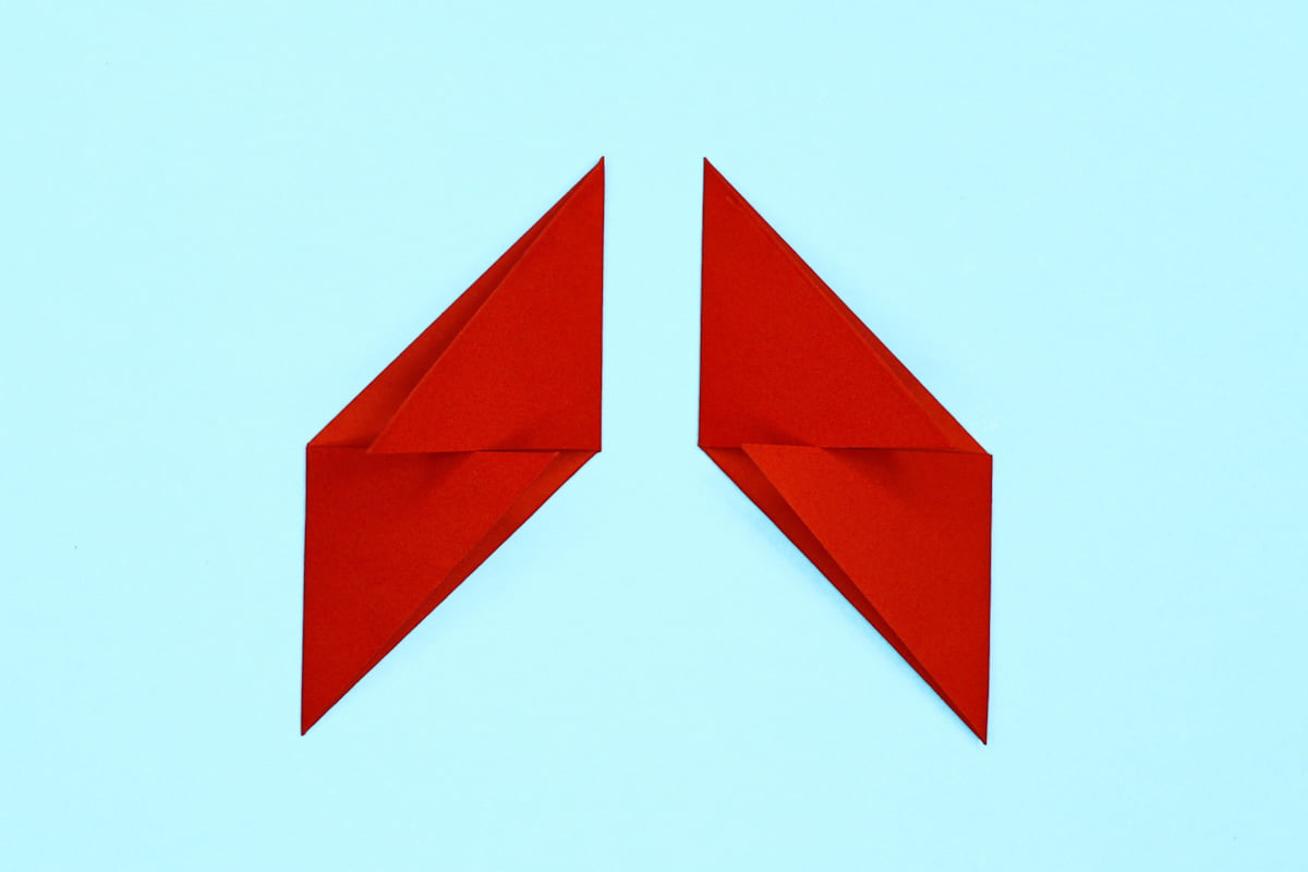 Blade origami step 14
