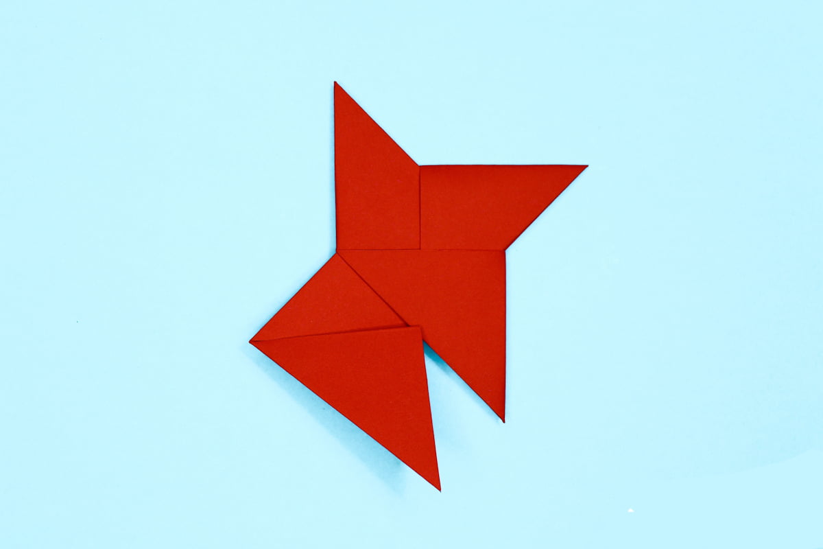 Blade origami step 20