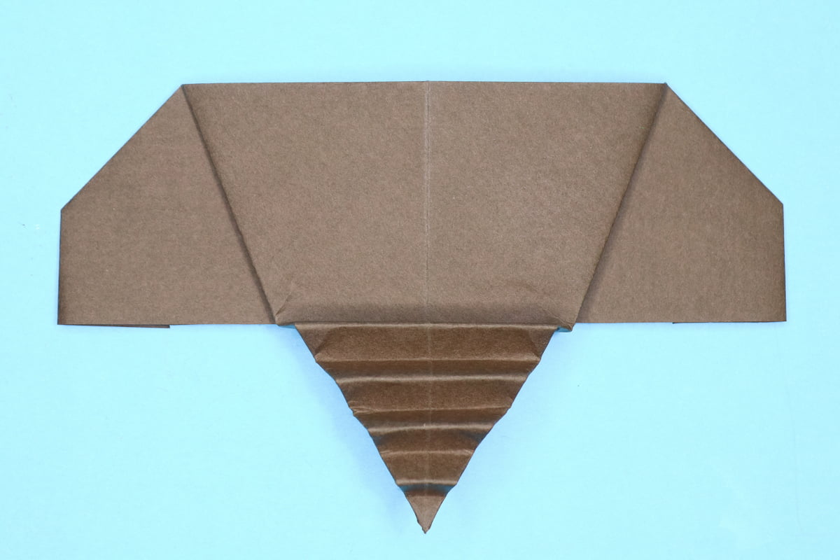 Elephant origami step 15