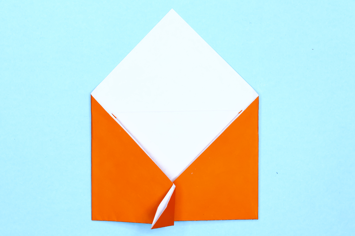 Envelope origami step 07