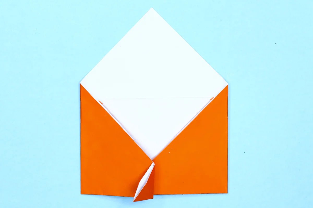 Envelope origami step 07