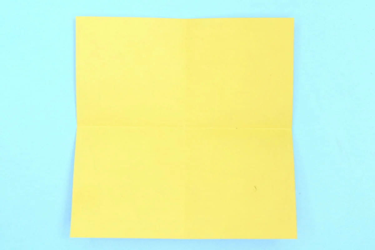 Pencil origami step 06
