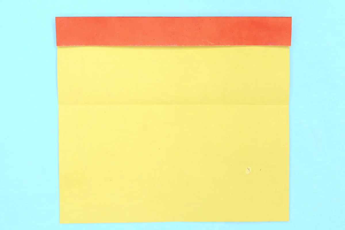 Pencil origami step 09