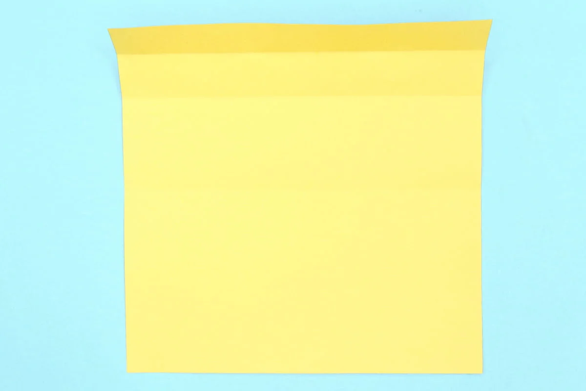 Pencil origami step 10