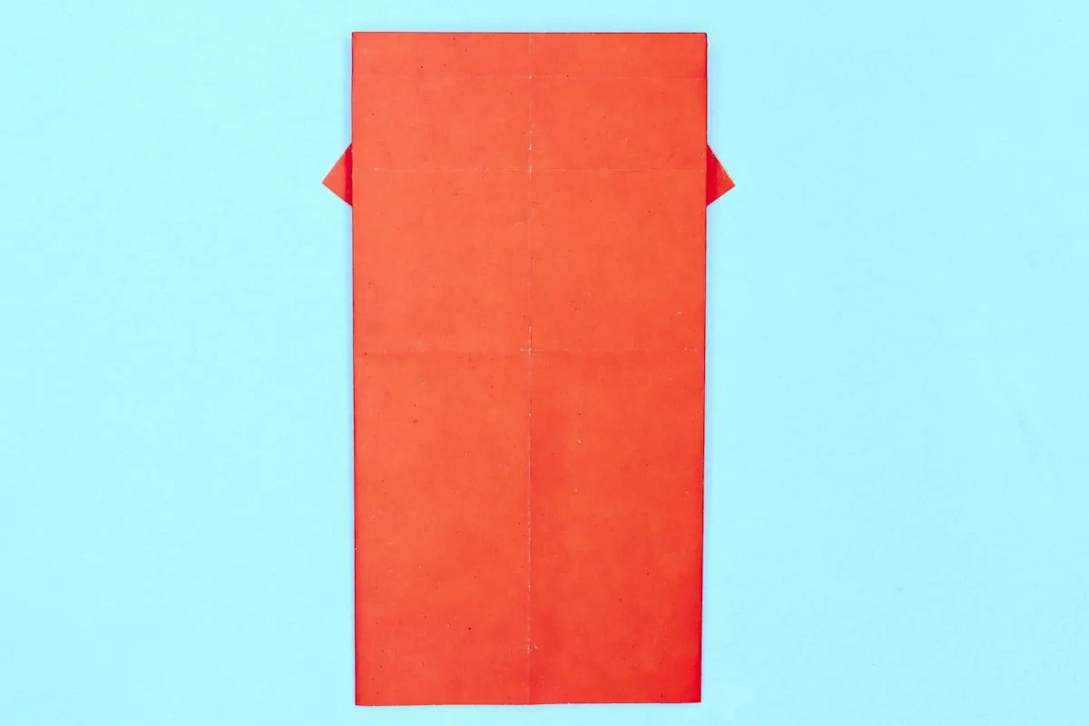 Pencil origami step 16