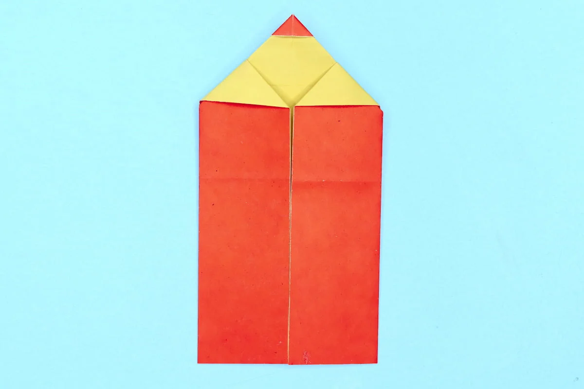 Pencil origami final step