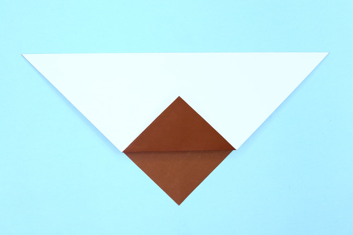 Pug origami step 04