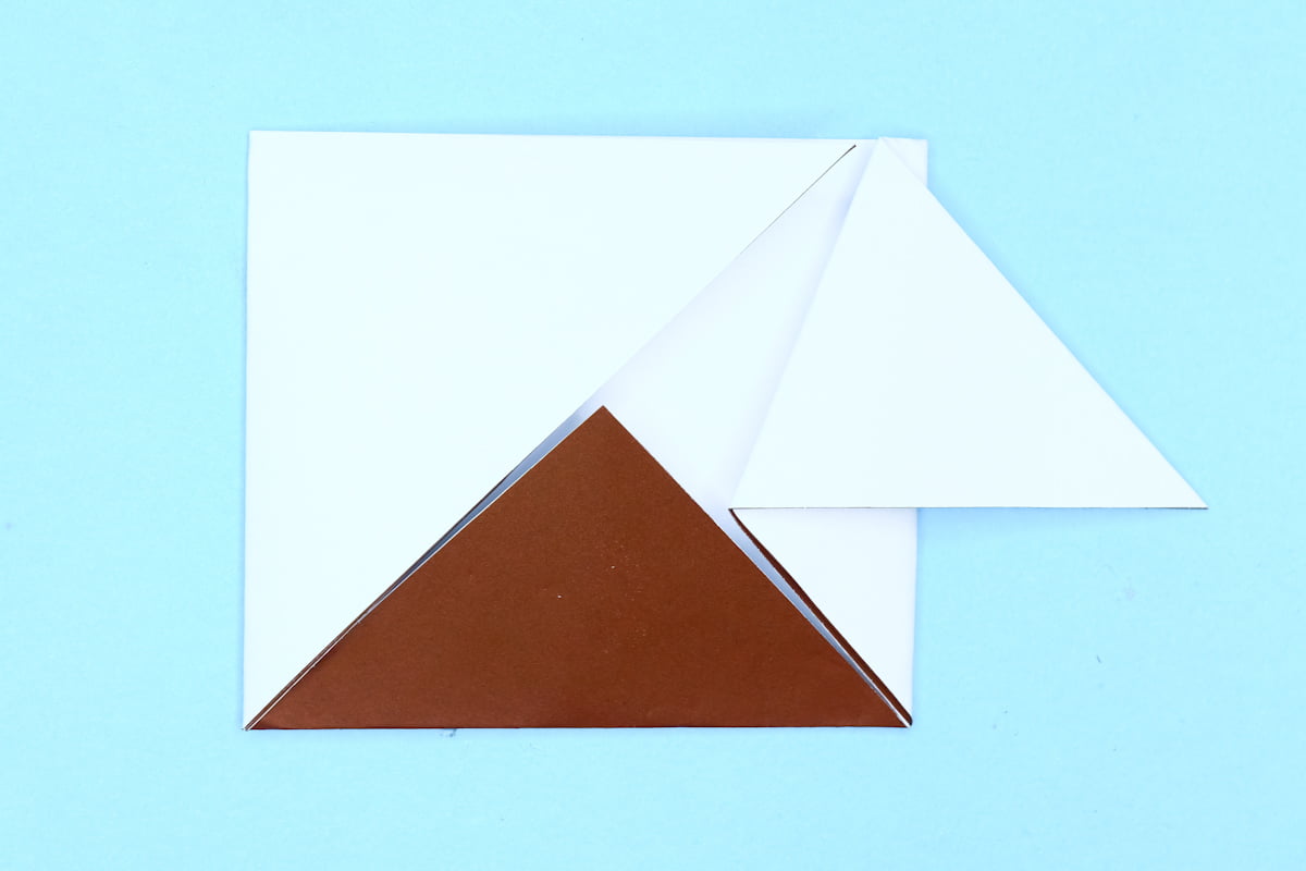 Pug origami step 09