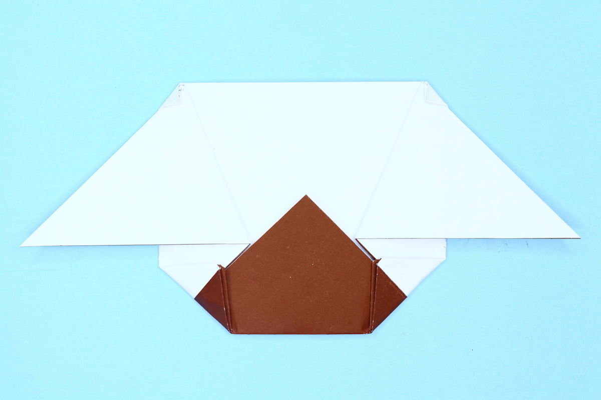 Pug origami step 12