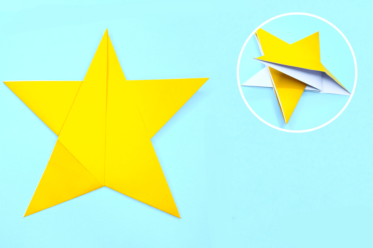Star origami step 15
