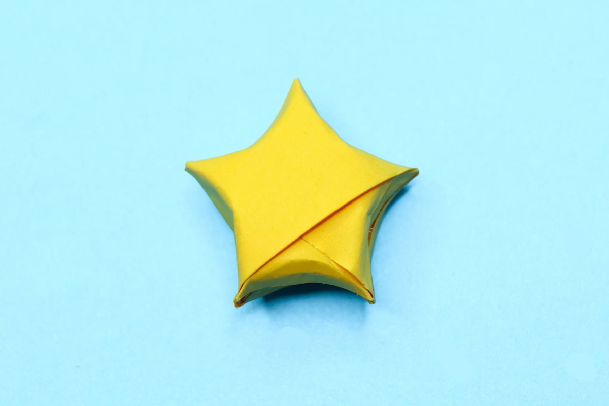 Star origami final step