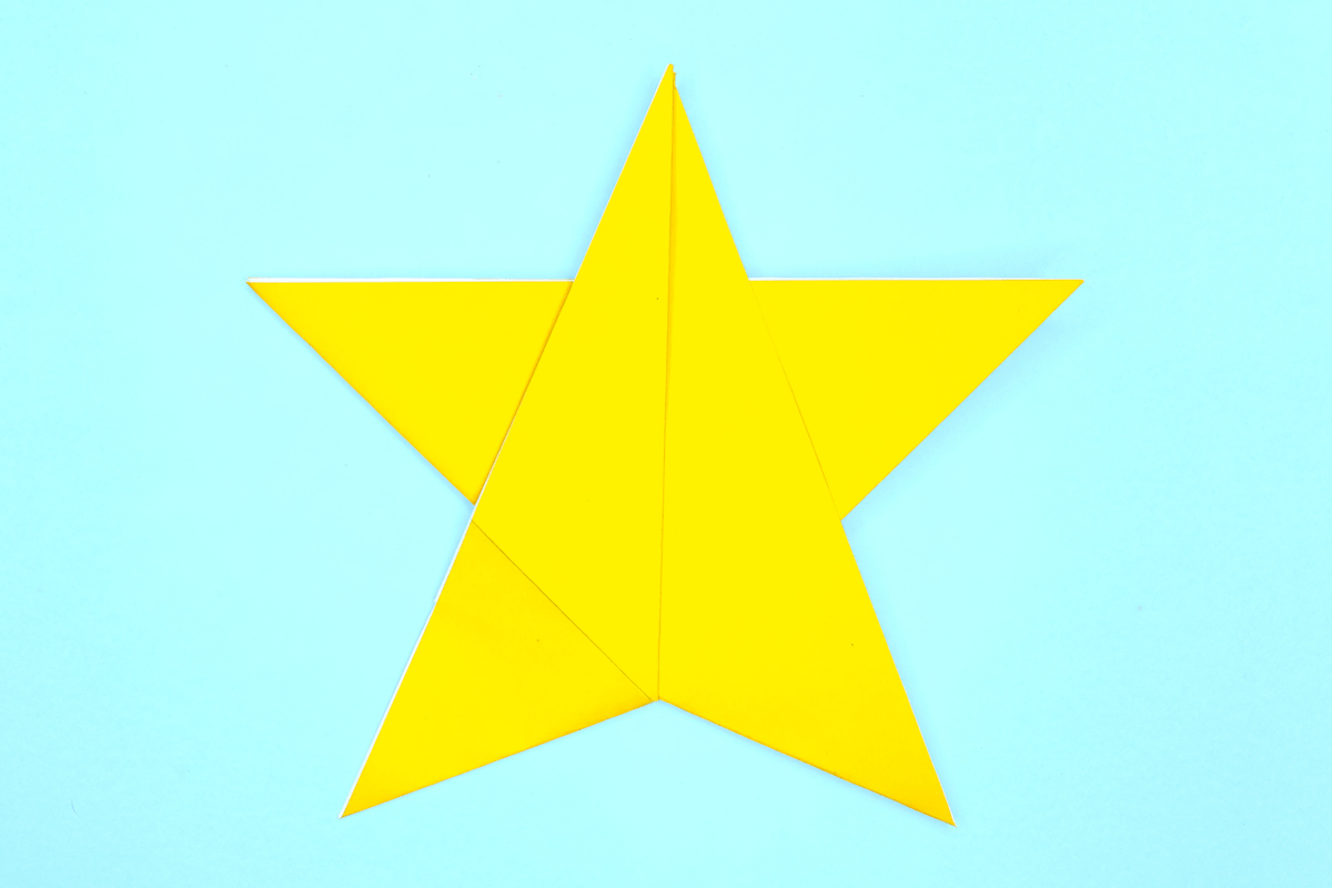 Star origami final step