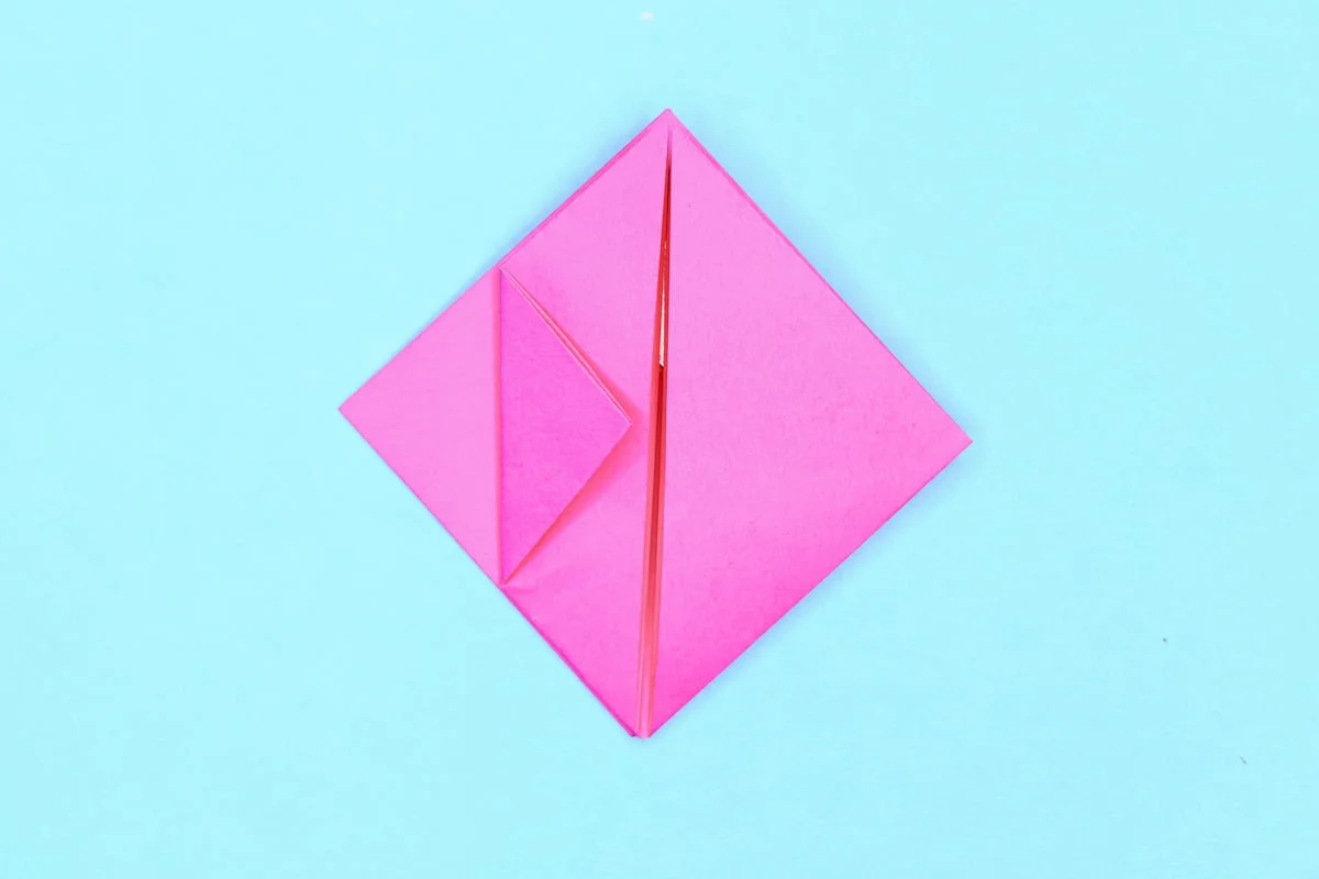 Origami balloon step 18