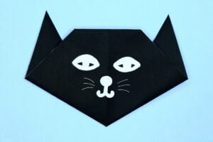 Easy Origami Cat Instructions for Kids