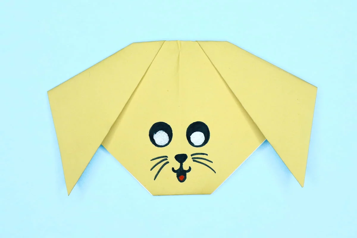 Easy Origami Dog Instructions for Kids