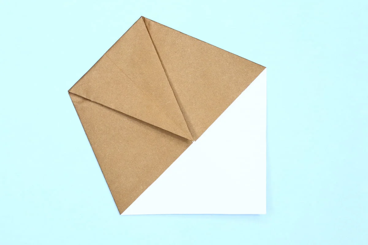 Duck origami step 07