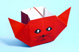 Origami Cat Box Instructions