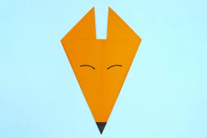 Very Easy Origami Fox Head