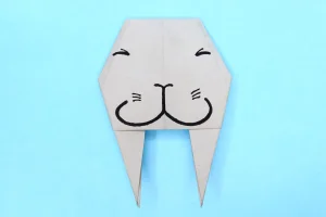 Easy Origami Walrus Instructions
