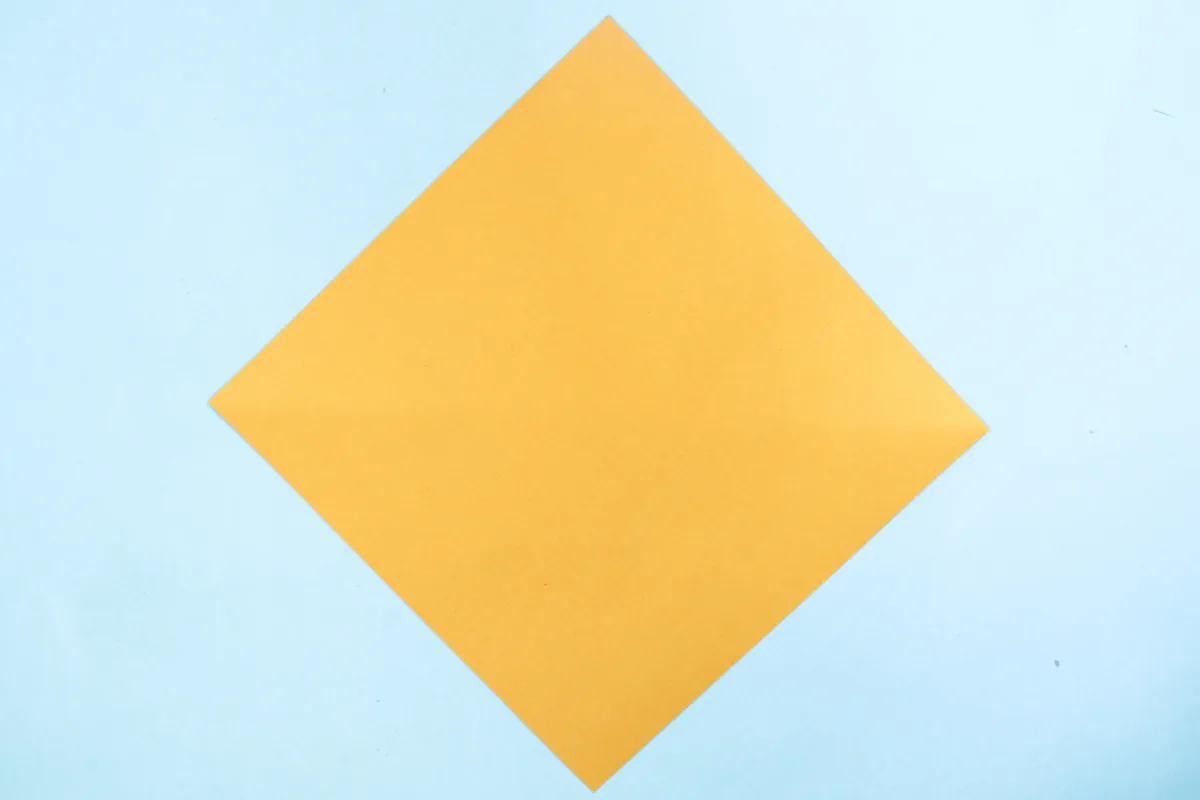 Origami Fish step 02