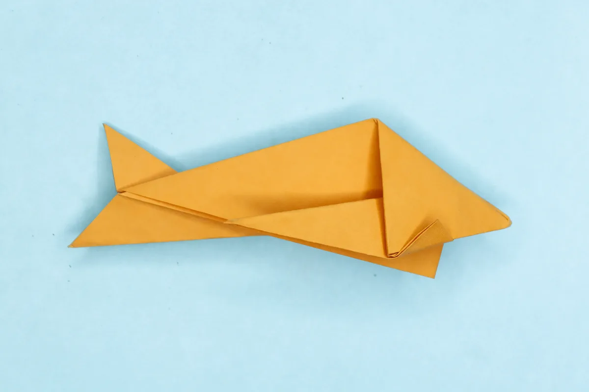 Origami Fish step 21