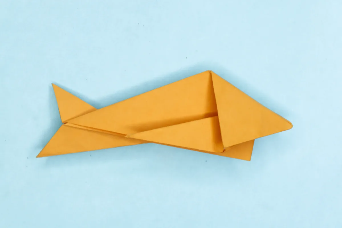 Origami Fish step 24