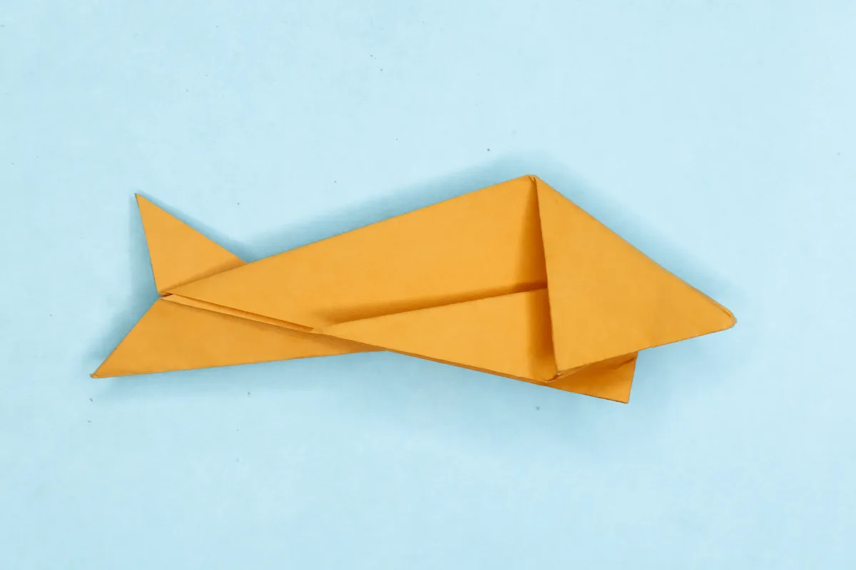 Origami Fish step 26