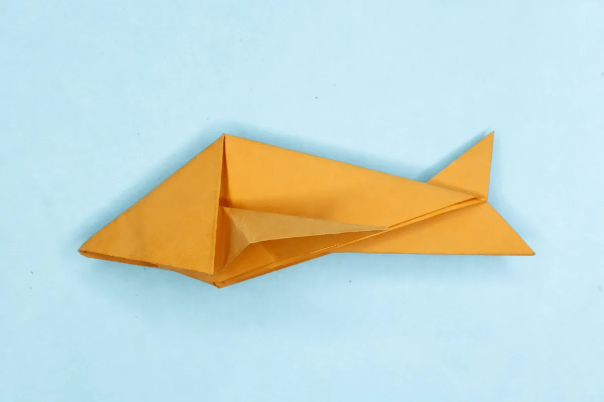 Origami Fish step 33