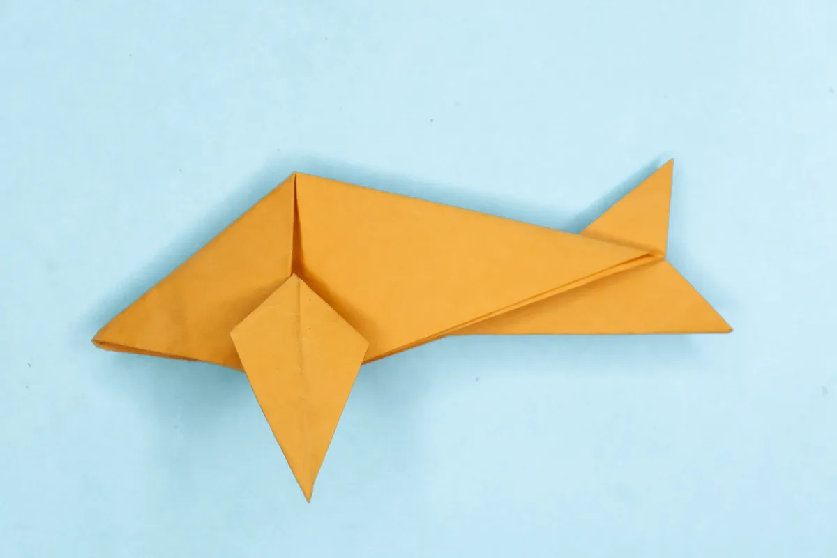 Origami Fish step 34