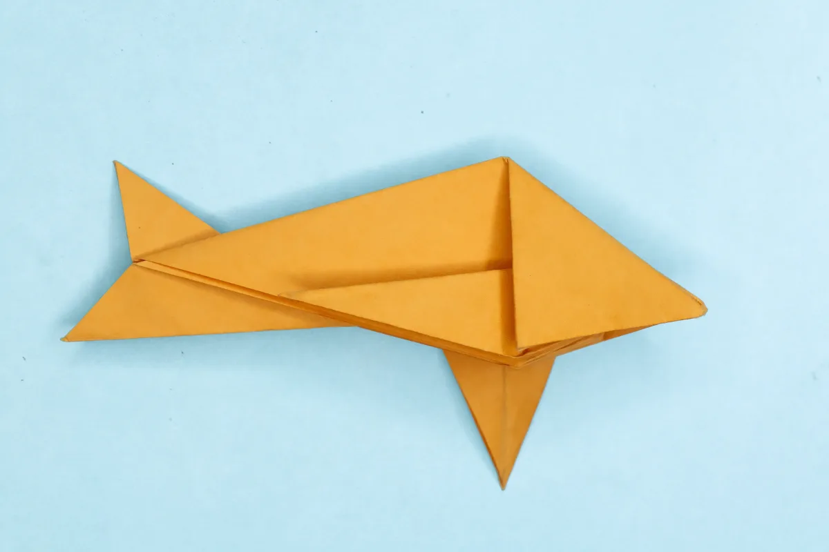 Origami Fish step 35