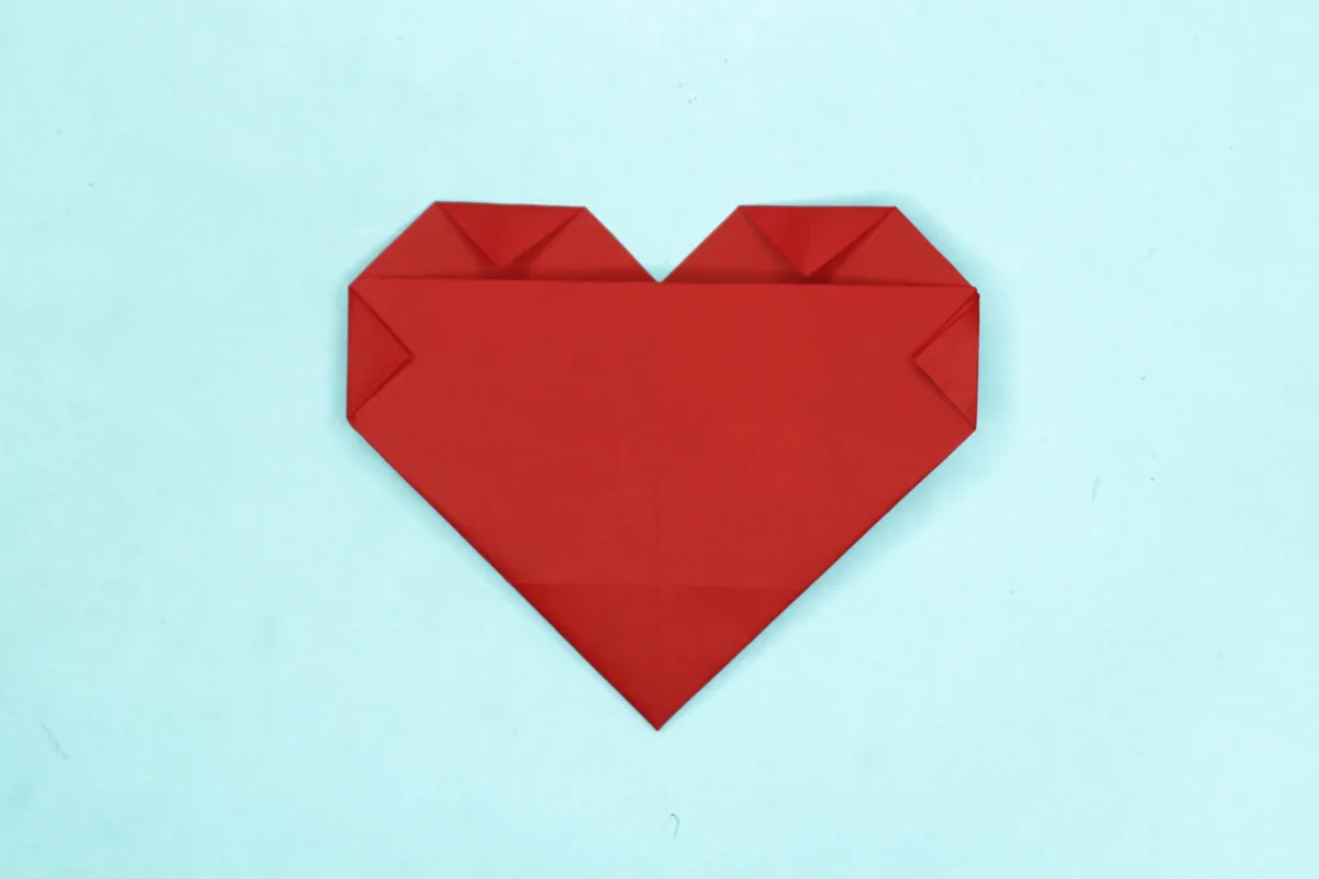 Origami Heart step 13