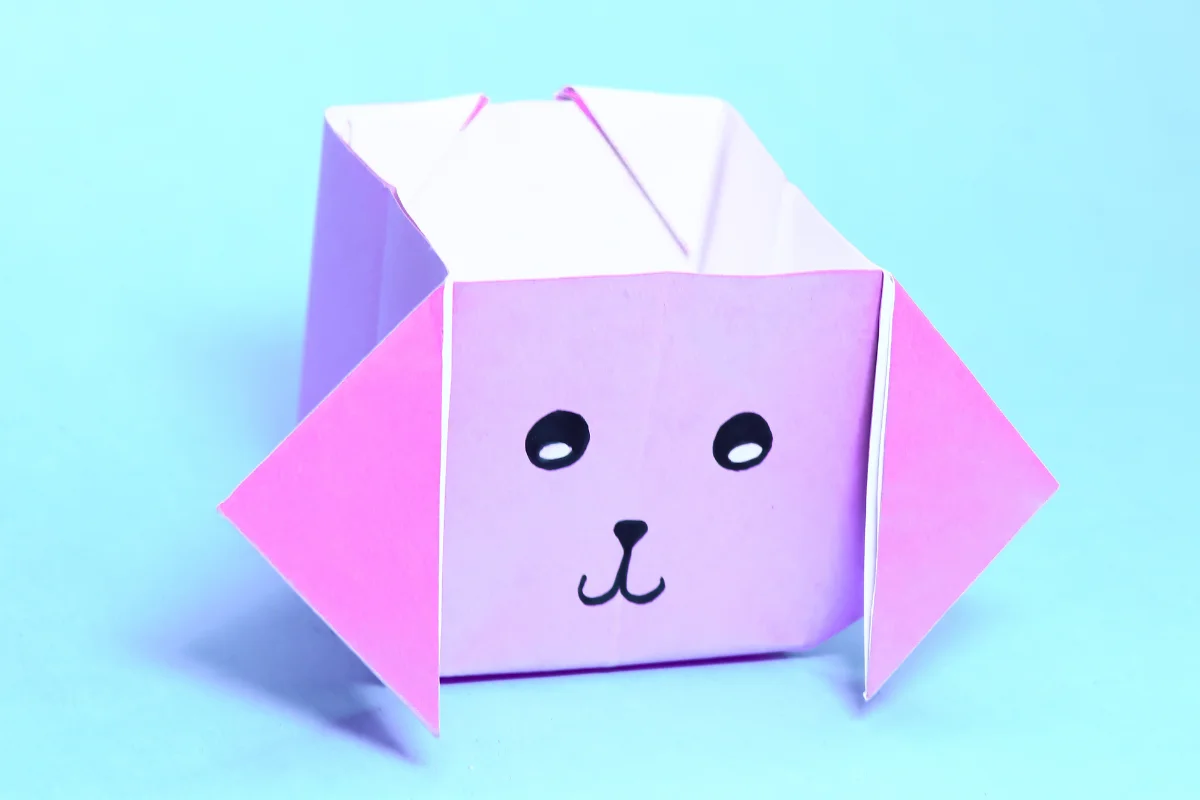 Cute Origami Dog Box Instructions