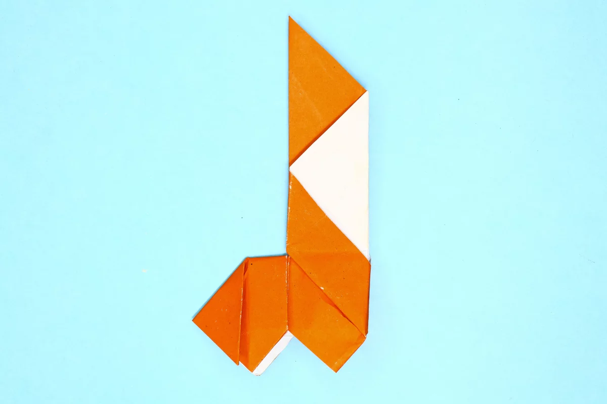 Origami Dog step 32