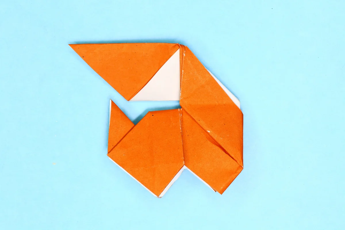 Origami Dog step 38