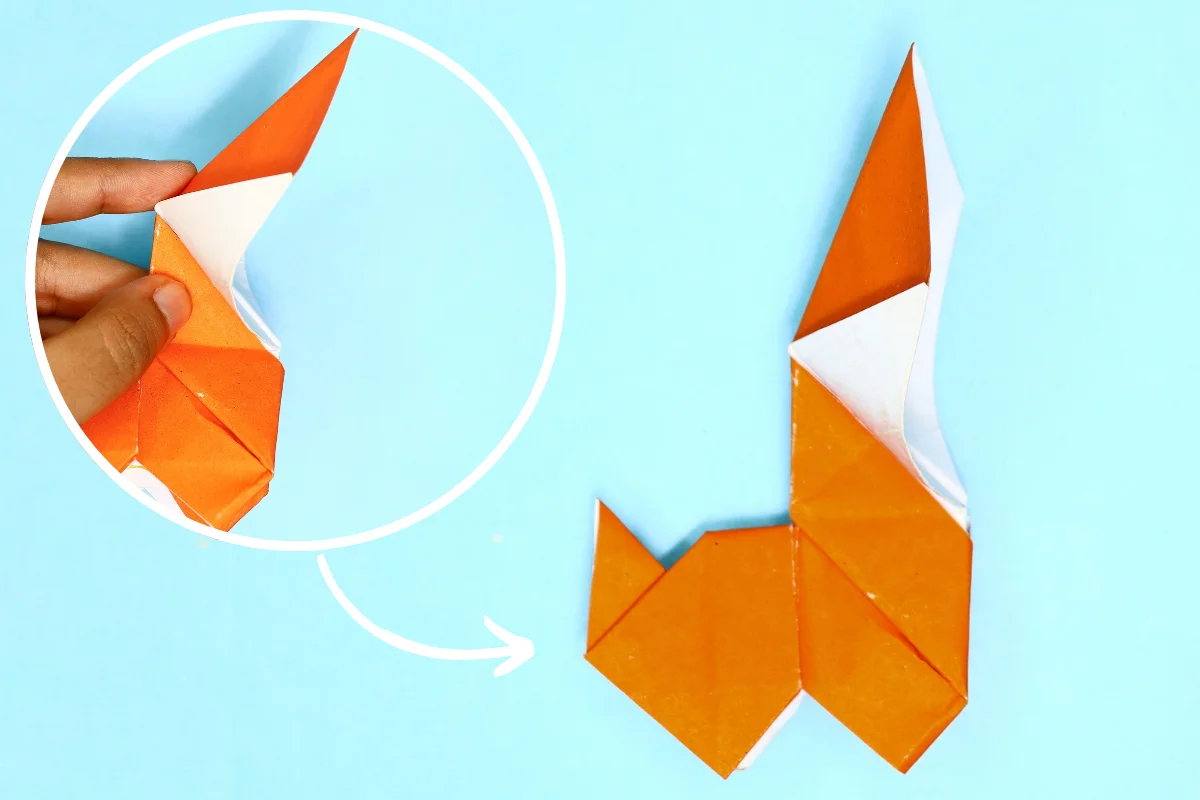 Origami Dog step 40
