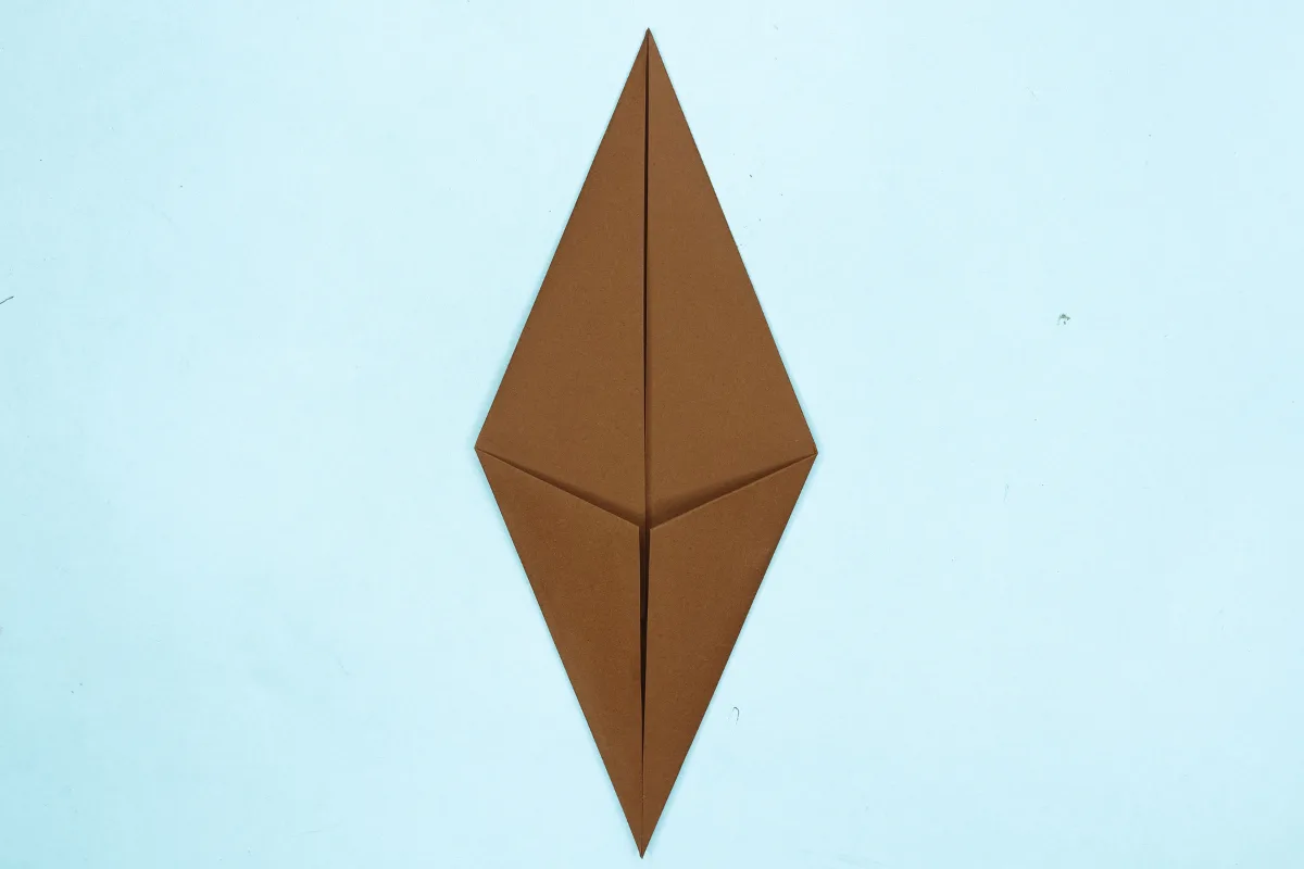 Origami monkey step 07